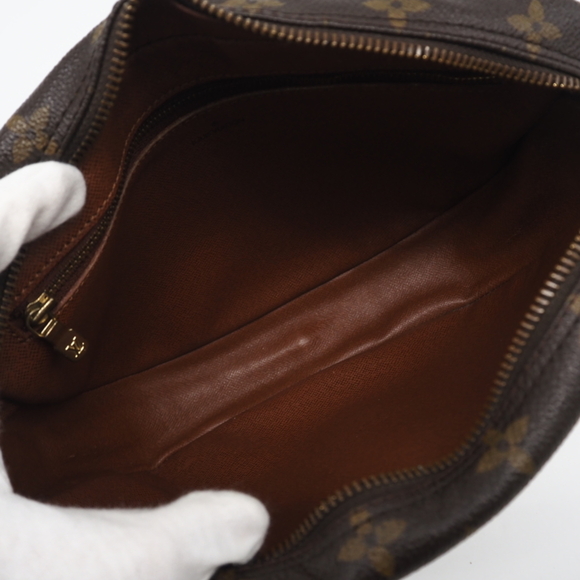 LOUIS VUITTON Monogram Jeune Fille 25 M51225 Shoulder Bag in Brown Coated Can... - Picture 9 of 14